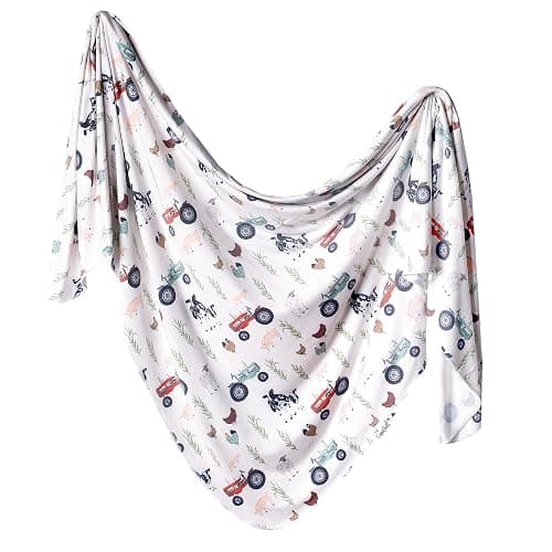 Copper Pearl Large Premium Knit Baby Swaddle Receiving Blanket Jo, 0.30 gram (J2-5DCN-R1VE) - Image 1