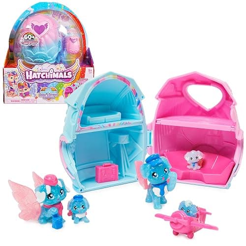 Hatchimals CollEGGtibles, Family Pack Home Playset with 3 Characters and up to 3 Surprise Babies (Style May Vary), Kids Toys for Girls Ages 5 and up - Image 1