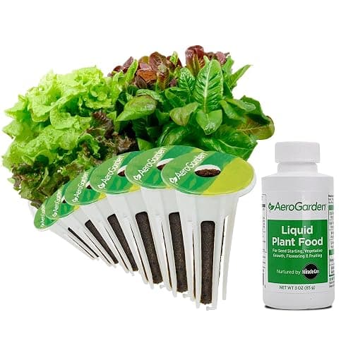 AeroGarden Heirloom Salad Greens Mix Seed pod Kit with Pre-Seeded Grow pods, Liquid Plant Food, and Growing Guide, 6-Pod - Image 1