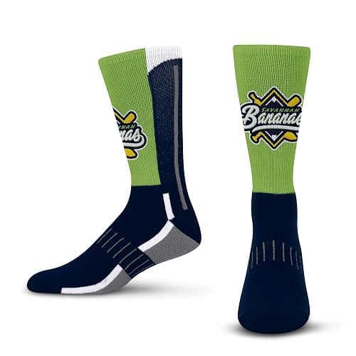 For Bare Feet Savannah Bananas Team Color Crew Sock Youth - Image 1