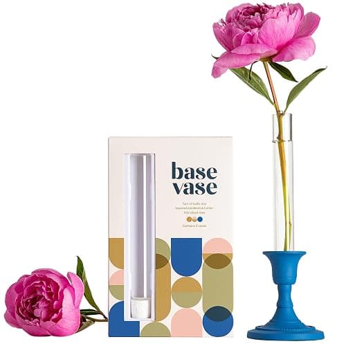 Base Vase (3-Pack) - The Bud Vase That Fits in Taper Candle Holders | Create Floral Arrangements for Tablescapes, Centerpieces, Weddings and Home Decor - Image 1