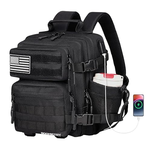 Boomistry 15L Mini Tactical Backpack for Men & Women Molle Daily | Small Tactical Backpack with Military Molle for Gym, Hiking and Daily Use - Image 1