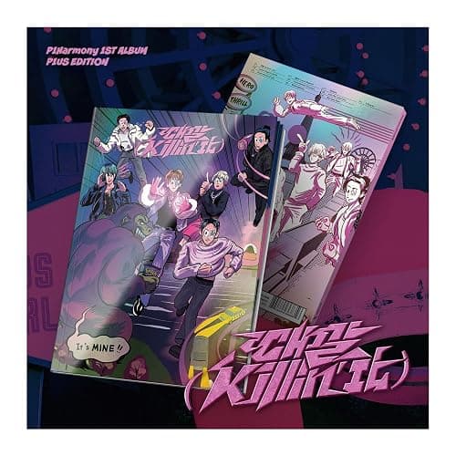 DREAMUS P1Harmony Killin' It 때깔 1st Album P1us Edition Version CD+Folded Poster on Pack+Photobook+Thanks to Postcard+Selfie photocard+Unit photocard+Polaroid+Tracking Sealed P1H - Image 1