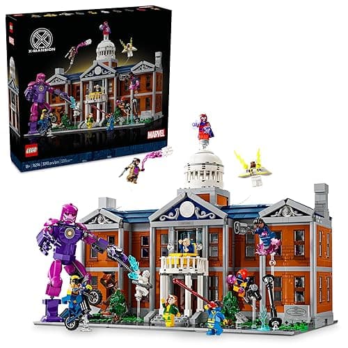 LEGO Marvel X-Men The X-Mansion Building Set - Marvel Collectibles DIY Craft Kit for Adults, Ages 18+ - Buildable Xavier Institute with 10 Minifigures - Gift Idea for Superhero Fans - 76294 - Image 1
