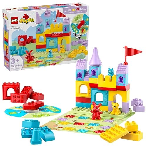 LEGO DUPLO Hopsy’s Castle Game Building Toy for Pretend Play - Learning & Education Play Set for Boys & Girls, Ages 3+ - Toddlers Learn Skills Through Play - Gift Idea for Family Game Night - 10450 - Image 1