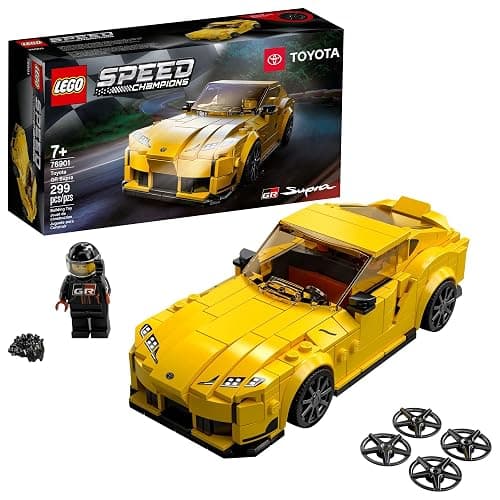 LEGO Speed Champions Toyota GR Supra 76901 Collectible Sports Car Toy Building Set with Racing Driver Minifigure - Image 1
