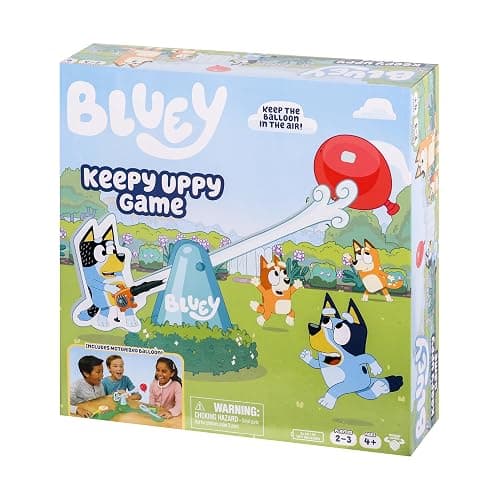 Bluey Keepy Uppy Game, Motorized Toddler Game with Bingo and Chilli Character Paddles, Games for 4+ Year Olds - Image 1