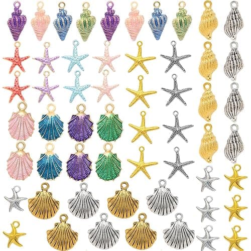 Bulk Enamel & Metal Charms for Jewelry Making, Colorful Metal Pendant for Bracelet Necklace and Crafting - Image 1