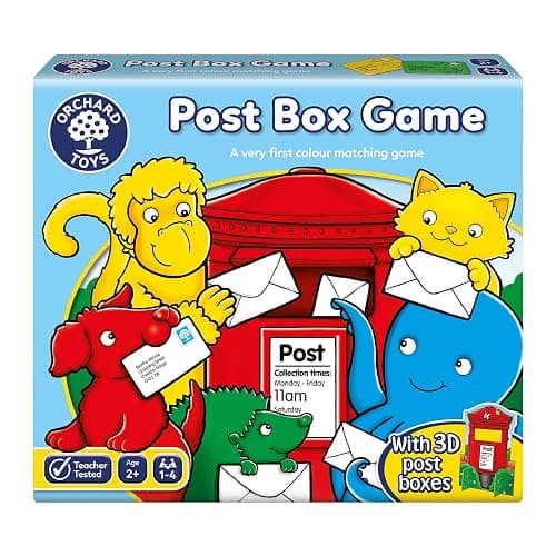 Orchard Toys Post Box Game, Matching and Posting Fun for Ages 2+ - Image 1