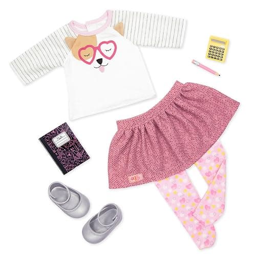 Our Generation - Classroom Cutie - School Outfit - Classroom Accessories - 18-Inch Doll Clothes - Pretend Play - Toy for Kids 3 Years + - Image 1