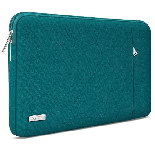 TECOOL 15.6 Inch Laptop Sleeve Protective Laptop Case 15.6 Inch for 15 15.6" HP Lenovo ThinkPad IdeaPad Dell Acer Asus Notebook Chromebook,Water-resistant Computer Case Laptop Bag with Pockets,Teal - Image 1