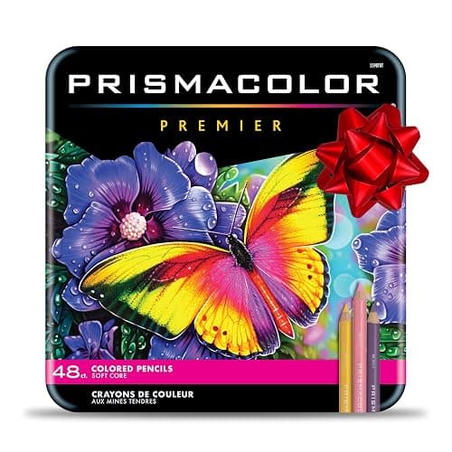 Prismacolor Premier Colored Pencils, Soft Core, Assorted Colors, 48 Count - Durable, Vibrant, Ultra-Smooth, Adult Coloring, Drawing, Sketching, Arts & Crafts - Image 1