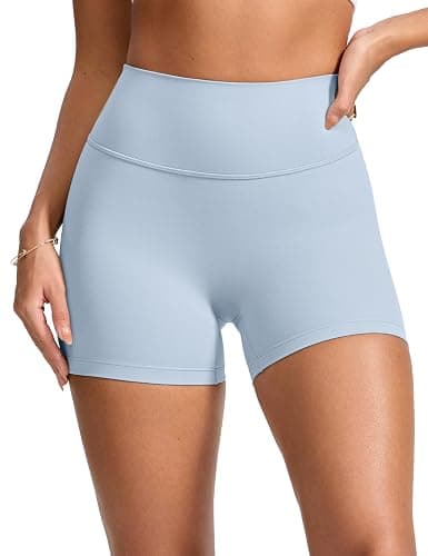 INGIA No Front Seam Biker Shorts 4''/ 6'' | High Waist, Running, Spandex, Yoga, Gym, Workouts Shorts, for Women - Image 1