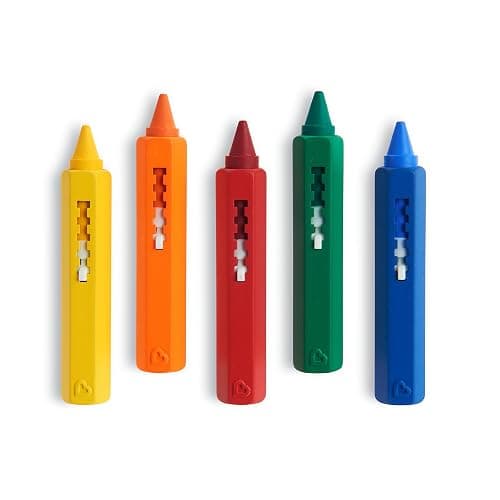 Munchkin Draw Bath Crayons Toddler Bath Toy, 5 Pack - Image 1