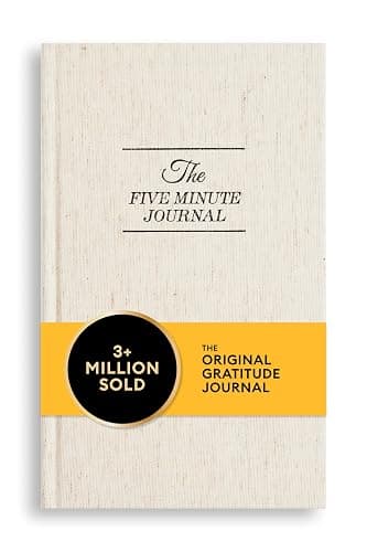 Intelligent Change The Five Minute Journal - Original Daily Gratitude Journal 2025 for Happiness, Mindfulness & Reflection - Daily Affirmations - Undated Planner Gifts for Women & Men - Image 1