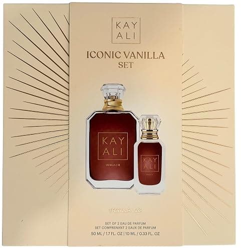 KAYALI Vanilla | 28 Eau de Parfum Iconic Set – Sweet Vanilla, Amber Woods & Brown Sugar Notes, 50 ml + 10 ml - Image 1