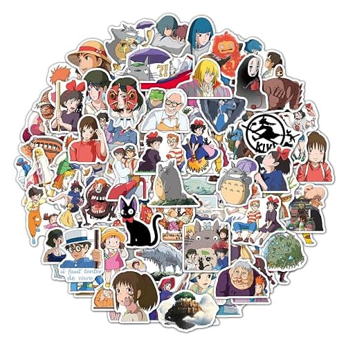 100 Totoro Aufkleber, Wasserfeste Vinyl Stickers für DIY Dekoration, Graffiti Style Decals für Auto Motorräder Laptop Fahrrad Skateboard Snowboard Gepäck Aufkleber MacBook iPad und mehr - Image 1