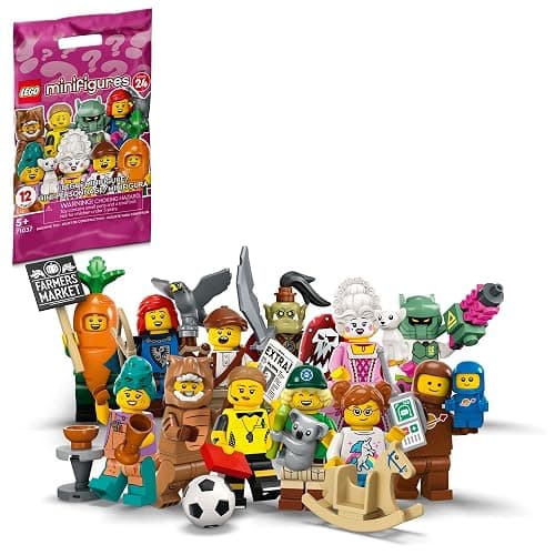 LEGO Minifigures Series 24 71037, Limited Edition Mystery Minifigure Blind Bag, 2023 Set, Collectible Characters with Toy Accessories - Image 1