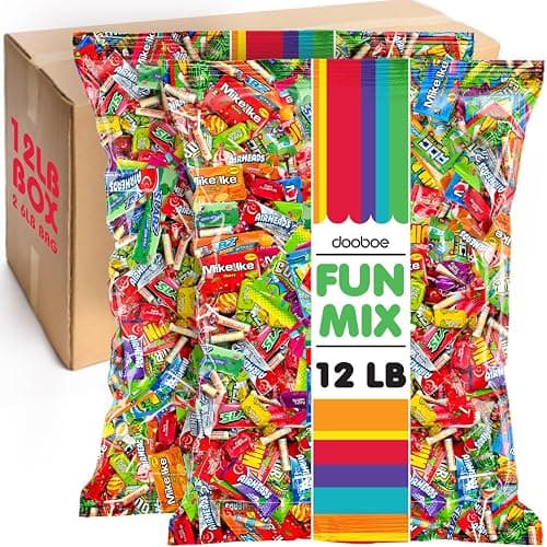 Bulk Candy - 12 Pounds - Parade Throws - Wholesale Big Bulk Candies - Individually Wrapped Candies - Schools, Offices, Camps, Claw Machine - 12 Pounds - Image 1
