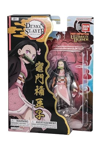 BANDAI Ultimate Legends Nezuko Kamado Action Figure - 12.5cm Nezuko Anime Figure With 27 Points Of Articulation And Accessories - Gift Collectable Demon Slayer Anime And Manga Merch Figures - Image 1