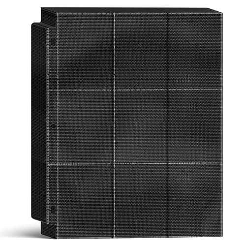 900 Pockets Trading Card Binder Sleeves, Baseball Card Sleeves Fit for Standard Size Sport Cards, Baseball Card Holder for 3 Ring Binder - Image 1