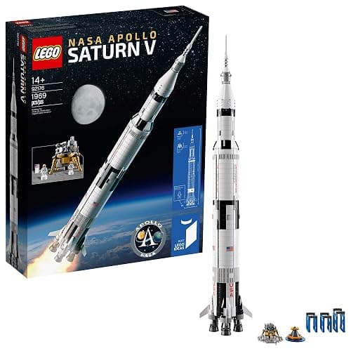 LEGO Ideas NASA Apollo Saturn V 92176 Outer Space Model Rocket for Kids and Adults, Science Building Kit (1969 Pieces) - Image 1