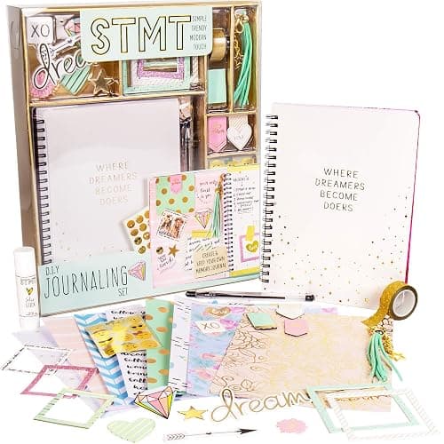 STMT D.I.Y. Dreamers Become Doers Journaling Set, Stationery Set, Bullet Journal Kit, Journaling Kit, Journals for Teen Girls, DIY Journal Set for Girls Ages - 8+ - Image 1