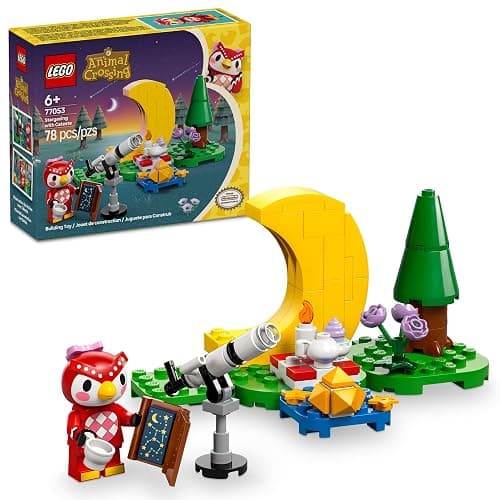 LEGO Animal Crossing Stargazing with Celeste Building Toy - Animal Crossing Toy Figure and Playset for Kids, Girls & Boys, Ages 6+ - Pretend Play Gift Idea for Birthdays - 77053 - Image 1