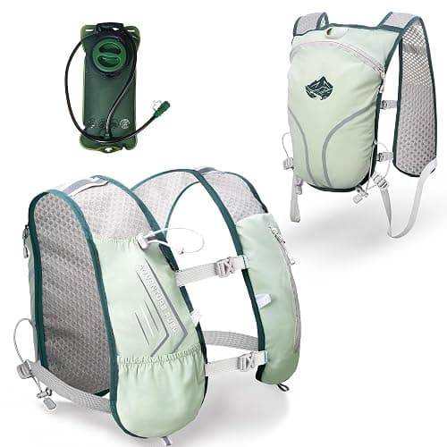 Lightweight Running Vest Hydration Backpack, Hydration Vest with 2L Water Bladders - Adjustable Chest Straps and Reflective Water Backpack Fit for Men Women Hiking Cycling Camping Festival Marathon - Image 1