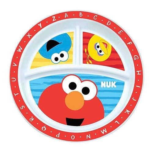 NUK Sesame Street Plate 1 Count (Pack of 1) - Sesame Street Plate - 1 Count (Pack of 1) - Image 1