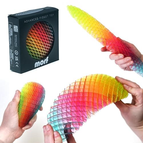Morf Fidget Worm Toy - Flexible 3D Sensory Slug Figgy Toy for Kids, Teens, and Adults – Stretchy, Quiet, Stress and Anxiety Relief, Focus - For Play, School, Work Gifts, Great For Classroom and Office - Image 1