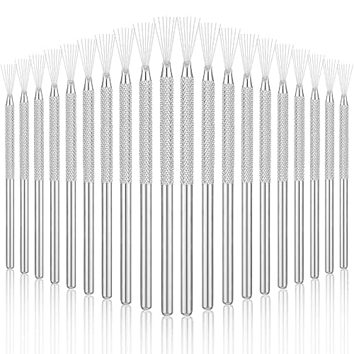 Umigy 20 Pcs Clay Needle Tool Pottery Feather Wire Texture Tool Clay Modeling Tools for Ceramic Pottery Sculpting Texturing Modeling Detail Tools 5.12 Inch - Image 1