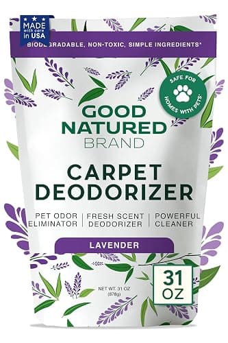 Good Natured Brand | Carpet Deodorizer & Freshener Powder | 31 oz Pet Odor Eliminator for Strong Odor & Pet Urine | Fresh Natural Lavender Scent | Safe for Homes with Pets - Image 1