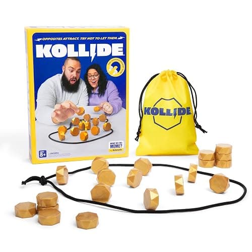 Kollide By Relatable, Exciting Magnetic Game For Family Game Night, Great Fun Games For Kids, Includes 1 Rope, 20 Magnets, And Instructions, Perfect Stocking Stuffers, Thanksgiving Activities for Kids - Image 1