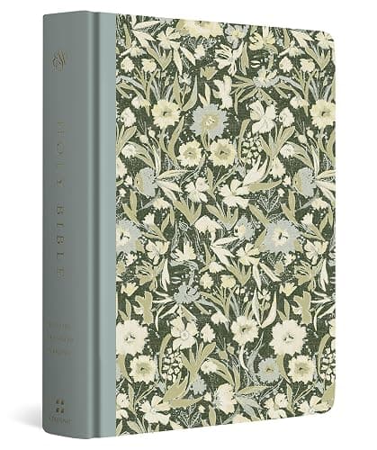 ESV Single Column Journaling Bible, Large Print, Artist Series (Cloth over Board, Lulie Wallace, Martha): Holy Bible, English Standard Version - Image 1
