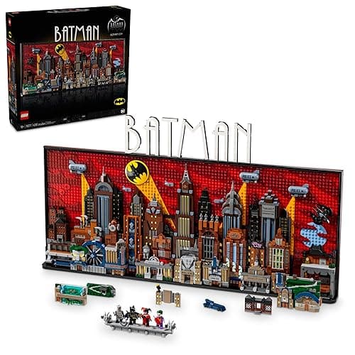 LEGO DC Batman: The Animated Series Gotham City Build and Display Adult Set with Minifigures, DC Collectible Gift for Fans of Super Hero Action and Adventure Movies, 76271 - Image 1