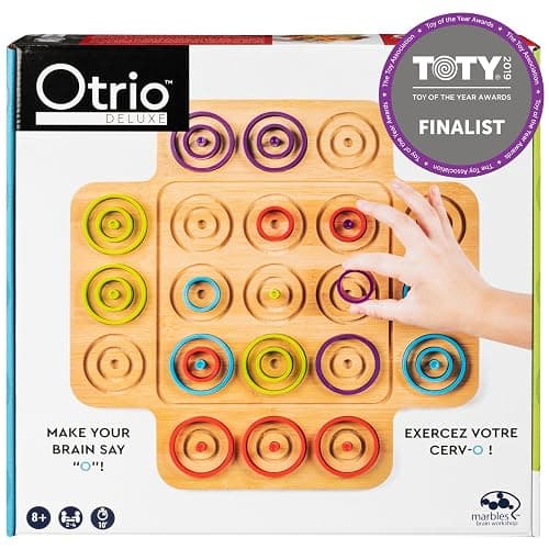 Spin Master Games, Otrio Wood Strategy Game, Interactive Puzzle Game, STEM Activity, 2 Players, for Ages 8 &Up - Image 1