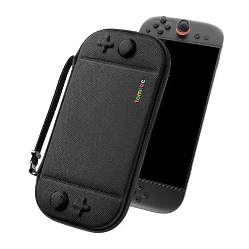 tomtoc Slim Carrying Case for Nintendo Switch 2 Model 2025, Odorless Felt Protective Hard Shell with 12 Game Card Slots, Portable Travel Storage Case with Original Patent and Military Grade Protection - Image 1