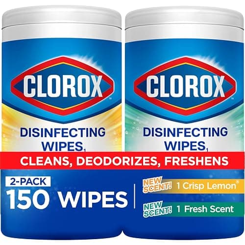 Clorox Disinfecting Wipes Value Pack, Bleach Free Cleaning Wipes, 75 Count Each, Pack of 2, Packaging May Vary - Image 1