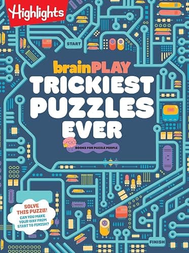 brainPLAY Trickiest Puzzles Ever: Extra Tricky Brain Teasers, Logic Puzzles and Games for Kids 7 and Up, Over 200 Brain Games for Kids (brainPLAY Puzzle Books) - Image 1
