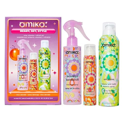amika ready, set, style: prep, volumize + refresh set - Image 1