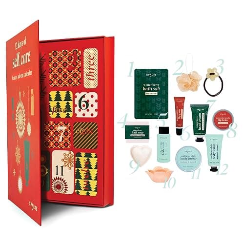 SpaLife Holiday 12-Day Beauty Advent Calendar – Travel-Friendly Skincare – Gift Set – 12 Days of Self-Care Spa Set – Body Care Skin Care – SpaLife Holiday Stocking Stuffer - Image 1