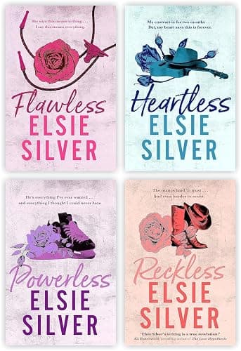 By Elsie Silver (Chestnut Springs) 4 Books Collection set: Flawless, Heartless, Powerless & Reckless - Image 1