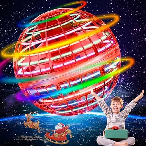 Taikcsut 2026 Upgraded Flying Orb Ball Toy, Hover Boomerang Ball Spinner Mini Drone - Magic Floating Galactic Fly Spinning Orb, for for Boys Girls and 6-12 Age Kids - Image 1