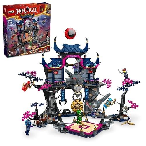 LEGO Ninjago Wolf Mask Shadow Dojo Building Toy - Pretend Play Ninja Figures & Playset - Toys for Boys & Girls, Ages 9+ Years - W/ 8 Minifigures - 71813 - Image 1