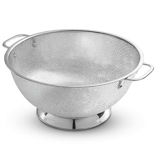 Bellemain Colander for Kitchen – 5 Qt Stainless Steel Strainer with Handle - Pasta Strainer Bowl for Pasta, Spaghetti, Vegetables, Fruit, and Pot Draining - Stainless Steel Colander - Image 1