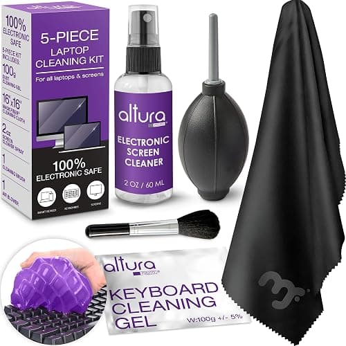 Keyboard Cleaner & Laptop Cleaning Kit - All-In-One Electronic Screen Cleaner for Computer, PC, MacBook, iPhone, Camera Accessories - Gifts for Gamers Men, Stocking Stuffers for College Tech Guy Geeks - Image 1