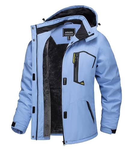 TACVASEN Women's Winter Jacket Waterproof Ski Jackets Snow Coat Warm Fleece Rain Jacket with Hood Windbreaker - Image 1