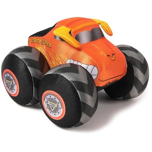 Monster Jam El Toro Loco 7-Inch Plush Truck with Lights & Sounds | Includes 1 Plush Truck, Soft Body with Squishy Tires, Cuddly Pretend Play, Toys for Ages 3 and Up - Image 1