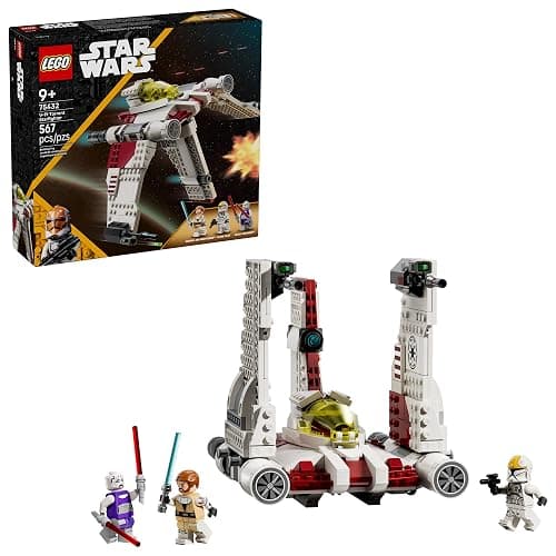 LEGO Star Wars: The Clone Wars V-19 Torrent Starfighter Building Toy - Pretend Play Set for Boys & Girls, Ages 9+ - Starship Model Kit W/ 3 Minifigures - Gift Idea for Birthdays - 75432 - Image 1